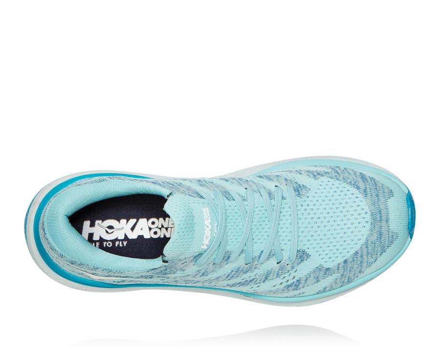 Hoka Australia One One Cavu 3 - Womens Walking Shoes Blue - AYITE-2381